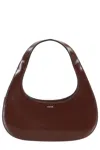 Coperni Leather Embossed Tote Bag In Brown
