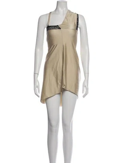 Pre-owned Coperni Nylon Nightgown In Neutrals