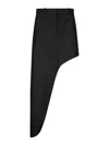 Coperni One-leg Tailored Skirt In Black