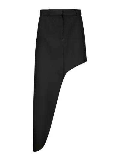 Coperni One-leg Tailored Skirt In Black