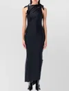 Coperni Embellished Asymmetric Flower Gown