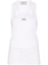 Coperni U-neck Tank Top In White