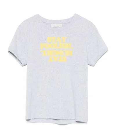 COPERNI COPERNI STAY HUNGRY-PRINT CREWNECK T-SHIRT