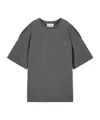 Coperni Open Shoulder T-shirt In Gray