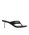 Coperni Open-toed Logo Muller Shoes In Black