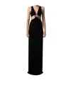 Coperni Women's Cut-out C-logo Dress In Black