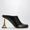 Coperni Orchestra Closed Mule Heel In Black Leather In Black