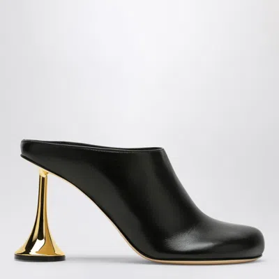 Coperni Orchestra Closed Mule Heel In Black Leather