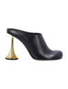 Coperni Orchestra Closed Mule Heel In Black Leather In Black