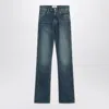 Coperni Organic Washed Blue Denim Jeans Women In Blue