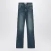 Coperni Organic Washed Blue Denim Jeans Women In Blue