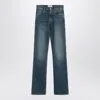 Coperni Organic Washed Blue Denim Jeans Women In Blue