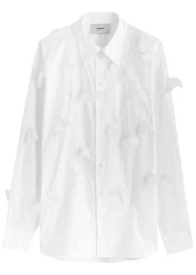 Coperni Organza Butterfly Cotton-poplin Shirt
