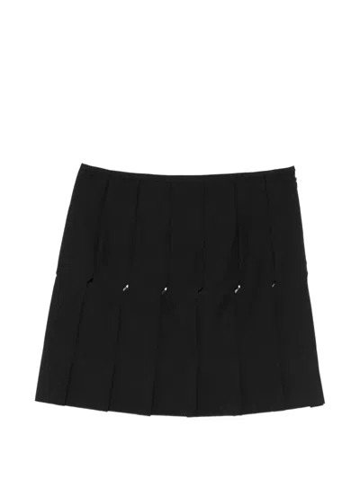 Coperni Origami Mini Skirt In Black