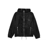 Coperni Hooded Zip-up Casual Jacket In Black