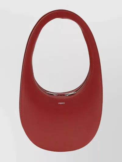 Coperni Oval Leather Top Handle Shoulder Bag
