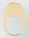 Coperni Oval Shape Rings Polished Finish In Gold