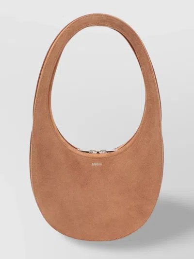Coperni Oval Shape Suede Leather Swipe Bag