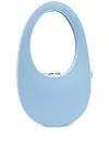 Coperni 'mini Swipe' Sky Blue Leather Bag