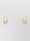 Coperni Oversized Golden Hoop Earrings In Gold
