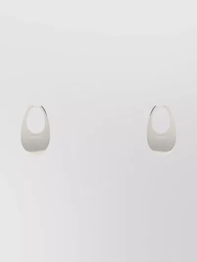 Coperni Oversized Silver Hoop Earrings