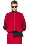 Coperni Oversized Track Jacket In Red