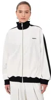 Coperni Oversized Track Jacket White In White