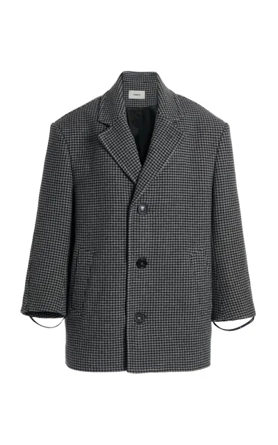 Coperni Oversized Wool Coat In Grey