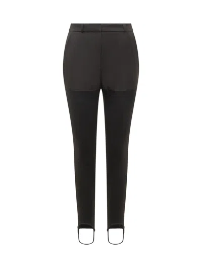 Coperni High-waist Skinny Stirrup Trousers In Black