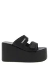 Coperni Patch Wedge Sandal' Wedges In Black