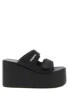Coperni Patch Wedge Sandal' Wedges In Black