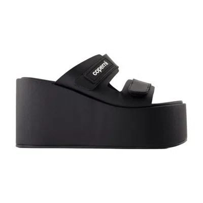 COPERNI COPERNI PATCH WEDGE SANDALS