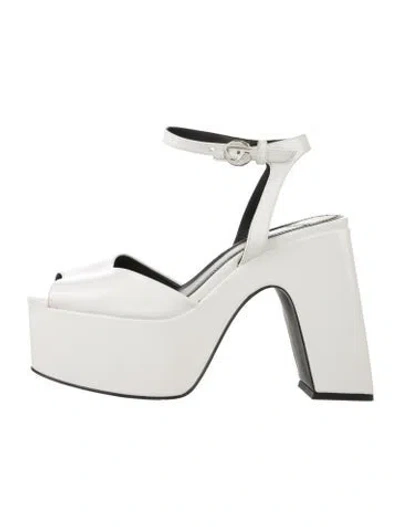 Pre-owned Coperni Patent Leather Pumps In White