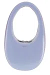 Coperni Pearlised Mini Swipe Bag In Blu Blue