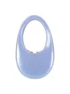 Coperni Mini Oval Top Handle Bag In Blue