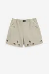 Coperni Petal-embroidered Cut-out Shorts In Beige