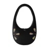 Coperni Petal Swipe Purse In Black