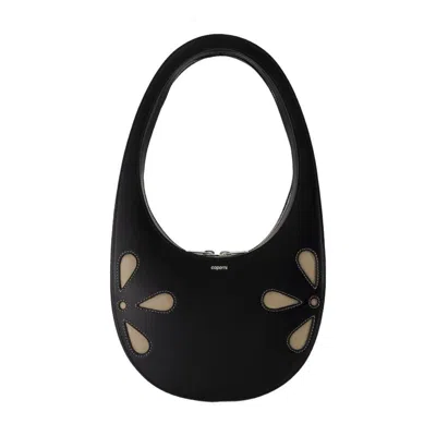 Coperni Petal Swipe Purse In Black