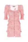 Coperni Blue Knitted Butterfly Minidress