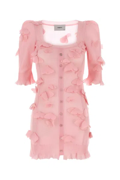COPERNI PINK KNIT MINI DRESS