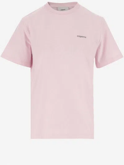 Coperni Pink Pink Logo Detail T-shirt
