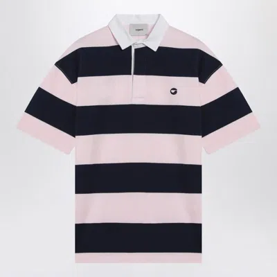 Coperni Pink/blue Striped Polo