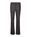 Coperni Pinstriped Straight-leg Trousers In Black