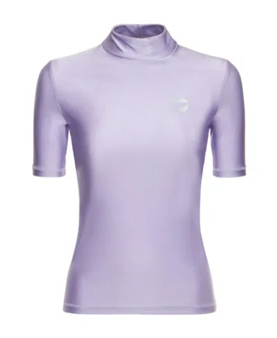 Coperni Plain Jersey Short-sleeved T-shirt In Purple