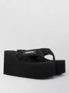 Coperni Platform Sole Open Toe Flat Slides In Black