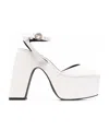 Coperni Platform-sole Sandals In White
