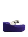 Coperni Platform Sandals Open Toe Wedge Design In Purple