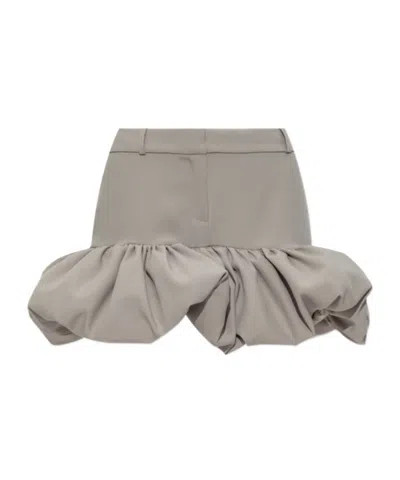 COPERNI GATHERED-HEM TAILORED SKIRT