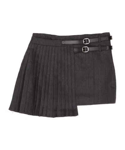Coperni Pleated Mini Skirt In Multi