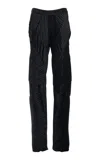 Coperni Pleated Pants In Blue